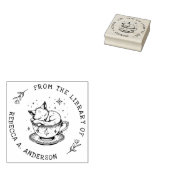 Baby Fox Cub Schlafen in einer Magischen Teacup Bi Gummistempel (Stempel)