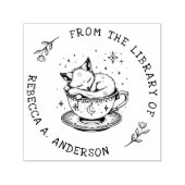 Baby Fox Cub Schlafen in einer Magischen Teacup Bi Permastempel (Design)