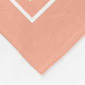 Baby Fox Fleece Blanket mit Namen (Ecke)