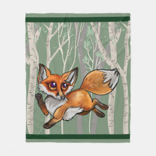 Baby Fox Fleecedecke