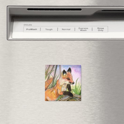Baby Fox Magnet (In Situ (Geschirrspüler))