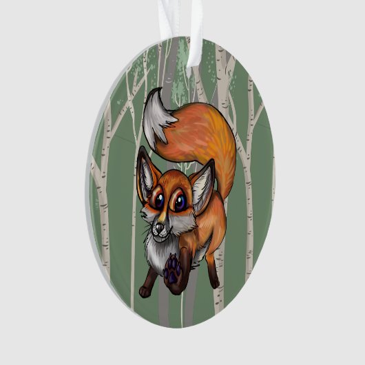 Baby Fox Ornament (Vorderseite)