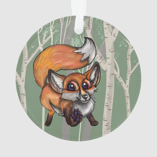 Baby Fox Ornament (Rückseite)