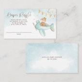 Baby Fox Pilot Airplane Windschutzscheibe Begleitkarte (Vorne/Hinten)