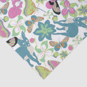 Baby Fox und Blume Geschenktasche Seidenpapier (Detail)