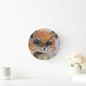 Baby Fox Wall Clock, 8" Runde Acryluhr Runde Wanduhr (Zuhause)