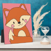 Baby Fox Zeichne Niedlich Fox Art Baby Fox Design Fotoplatte (Seite)