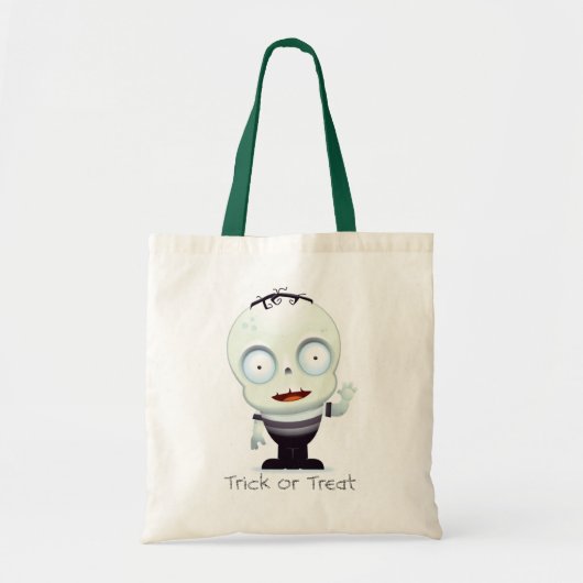 Baby Frankenstein Trick oder Treat Bag Tragetasche (Vorne)