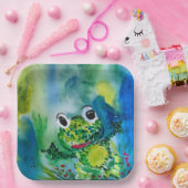 Baby Frog Pappteller (Party)