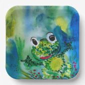Baby Frog Pappteller (Vorderseite)
