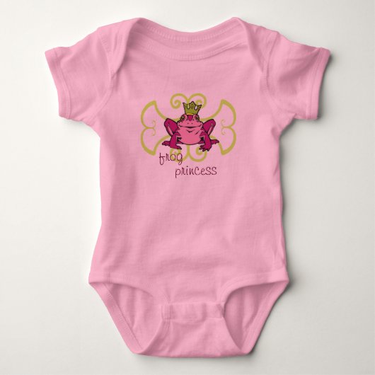 Baby Frog Princess Strampler (Vorderseite)