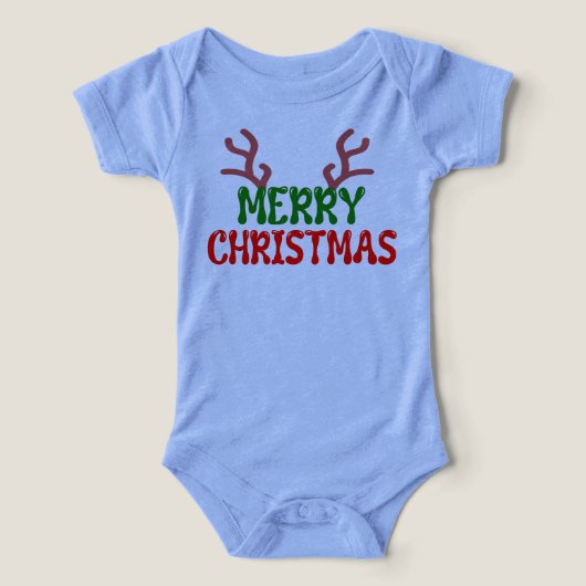BABY FROHE WEIHNACHTEN T-Shirt (Design Vorderseite)