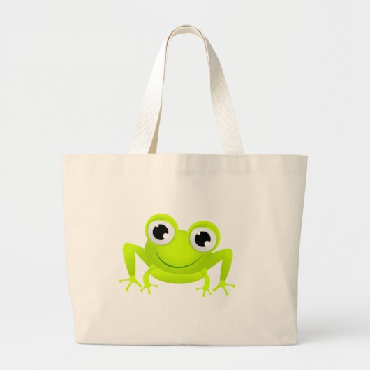 Baby-Frosch Jumbo Stoffbeutel (Vorne)