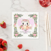 Baby Fuchs | Personalisiert Serviette (Beispiel)