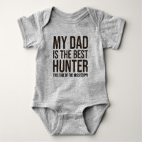 Baby Funny Hunting Jersey Bodysuit Shirt by Vater