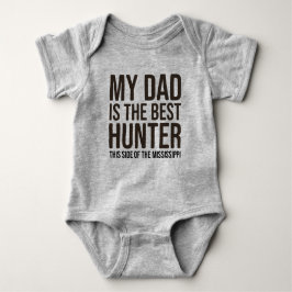 Baby Funny Hunting Jersey Bodysuit Shirt by Vater