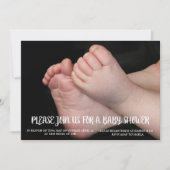 Baby-Fuß-Duschen-Einladung Einladung (Vorderseite)