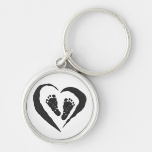 Baby-Fuß-Schlüsselanhänger Schlüsselanhänger