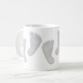 Baby-Fuß-Tasse Kaffeetasse (Vorderseite Links)