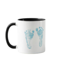 Baby-Fußabdruck-Tasse