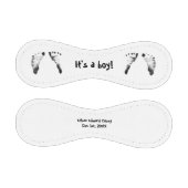 Baby Fußabdrücke, Babydusche Baseball (Paneele)