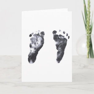 Baby-Fußabdrücke Karte