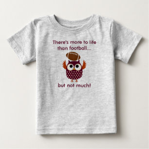 Baby-Fußball-Bodysuit mit dem Fußball, der Eule Baby T-shirt