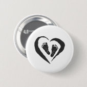 Baby-Füße Button (Vorne & Hinten)