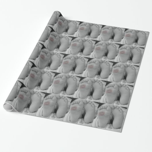 Baby-Füße Geschenkpapier (Ungerollt)