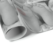 Baby-Füße Geschenkpapier (Rolleneckpunkt)