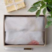 Baby-Füße mit Gänseblümchen Seidenpapier (Geschenk)