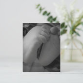 Baby-Füße Postkarte (Stehend Vorderseite)