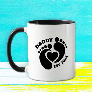 Baby-Füße-Tasse für Papa Tasse