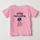 Baby Future Police Officer - Tshirts und Geschenke (Vorderseite)