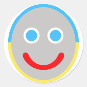 Baby Futz-Tamago Runder Aufkleber