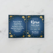 Baby Ganesha schläft auf dem Mond Ankündigung (Innenseite)