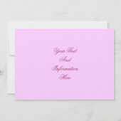 Baby Gebäude blockiert Einladung (Rückseite)