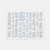 Baby-Gebet Fleecedecke (Vorderseite (Horizontal))