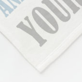 Baby-Gebet Fleecedecke (Ecke)