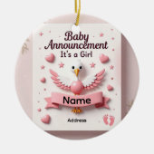 Baby geboren keramik ornament (Vorne)