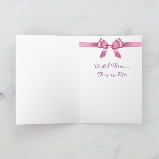 Baby-Geburts-Mitteilungskarte für Großeltern Ankündigung (Innenseite)