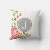 Baby-Geburts-Notfall-Garten-Blumenbeeren-Girly Kissen (Rückseite)