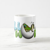 Baby-Gecko im Ei Kaffeetasse (Mittel)