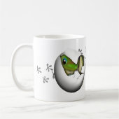 Baby Gecko in Egg  Kaffeetasse (Links)