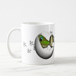 Baby Gecko in Egg Kaffeetasse