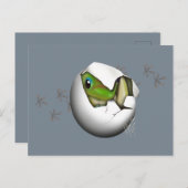Baby Gecko in Egg  Postkarte (Vorne/Hinten)