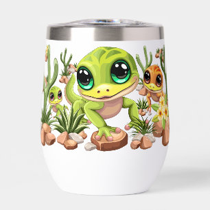 Baby Geckos Niedlich Cartoon Characters