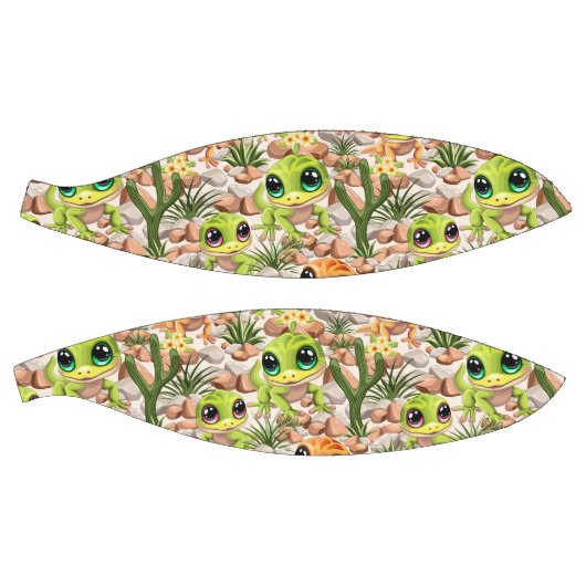 Baby Geckos Niedlich Cartoon Characters Basketball (Panele)