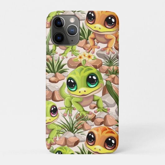 Baby Geckos Niedlich Cartoon Characters Case-Mate iPhone Hülle (Rückseite)