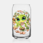 Baby Geckos Niedlich Cartoon Characters Dosenglas (Rückseite)